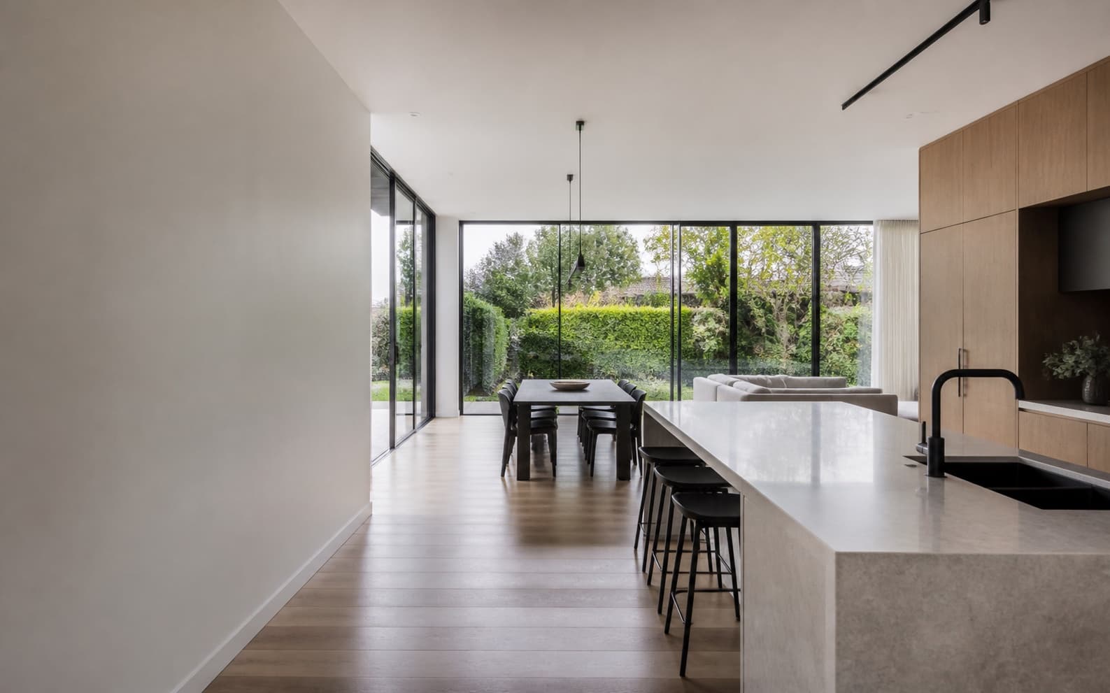 Interior concept illustrating a connected whole-home renovation